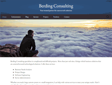 Tablet Screenshot of berdingconsulting.com
